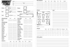 Waaagh! Da Orks character sheet